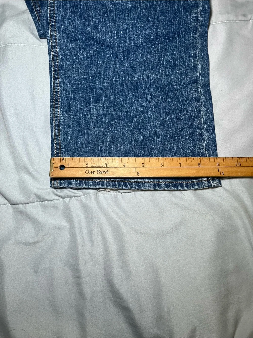 Men's Levi Strauss Blue Boot Cut Jeans 36x32